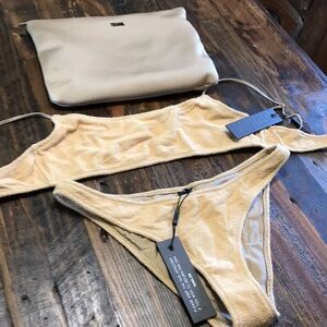 Triangl Bikini and Bag (Terry Cloth)